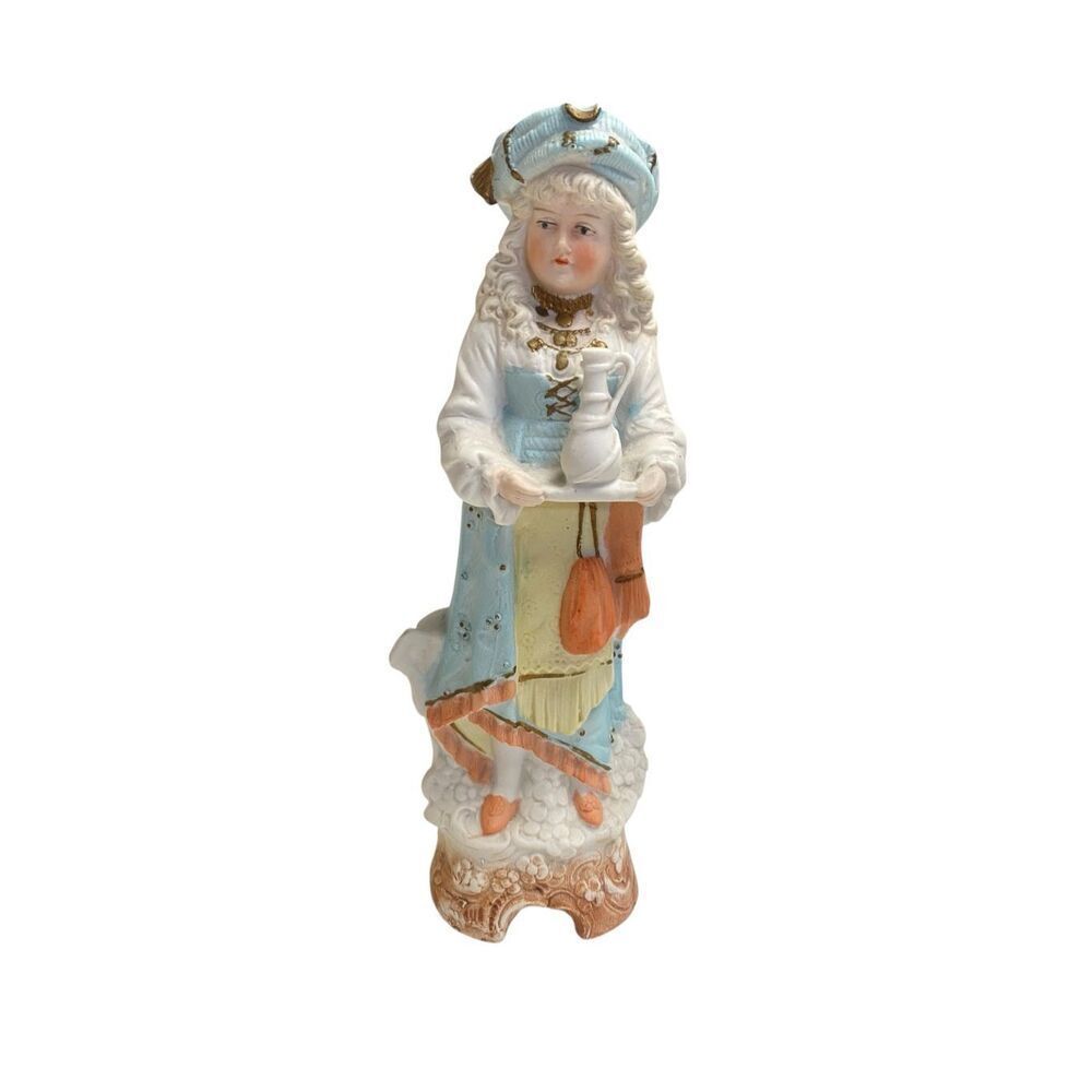German Bisque Porcelains 9 1/2”‎ “Frozen Charlotte” Collectible Figurine